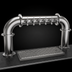 Thumbnail image #4 for Glastender 6-Faucet Stainless Steel Pipe Pass-Thru Air-Cooled Countertop Draft Dispensing Tower