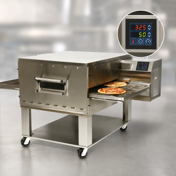 Product image #4 for Middleby Marshall PS640E-2 Floor Model Electric Conveyor Pizza Oven, 18-Inch Single Belt, 20-Inch Chamber