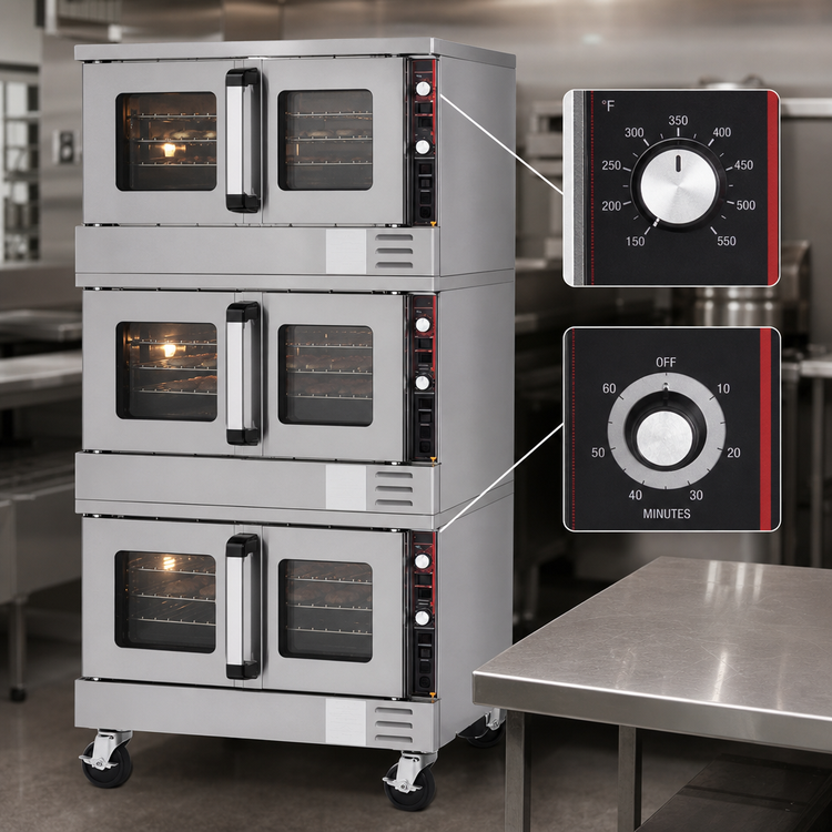 Product image #4 for TruVection TVES/30SC-V Triple-Deck Low-Profile Ventless Electric Convection Oven