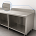 Thumbnail image #4 for 108-Inch x 24-Inch Stainless Steel Work Table with Open Front Cabinet Base