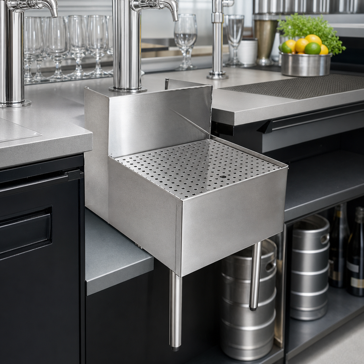 Product image #4 for Choice C-BD-18 18-Inch Stainless Steel Underbar Beer Drainer