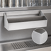 Thumbnail image #4 for John Boos 18-Inch Double-Tier Underbar Speed Rail, Keyhole Mount, Stainless Steel