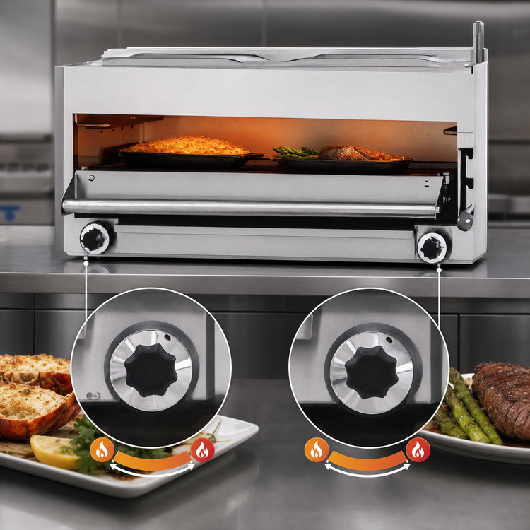 Product image #4 for Garland Master Series MIR-34L Gas Infrared Salamander Broiler, 34-Inch Range Match, 40,000 BTU