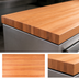 Thumbnail image #4 for Boos Block Full-Length Rail American Cherry Edge Grain Kitchen Countertop, 72