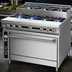 Thumbnail image #4 for Titan JTRHE-4-3-36 Heavy Duty 36-Inch Gas Range with 4 Open Burners, 3 Step-Up Burners, and Standard Oven