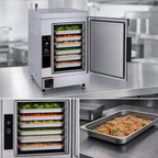 Thumbnail image #4 for Southbend (Middleby) Southbend Steam SIRIUS II-6-SB Gas Boilerless Countertop Convection Steamer, 1 Compartment, 6-Pan Capacity