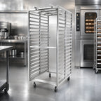 Thumbnail image #4 for Baxter Manufacturing BDRSB-10 Double Side-Load Stainless Steel Rack for Rack Oven, 10 Slides