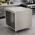 Thumbnail image #4 for Advance Tabco Special Value Series 48-Inch x 30-Inch 16-Gauge 304 Stainless Steel Flat Top Open Base Work Table