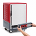 Thumbnail image #4 for Metro C5 3 Series Mobile Half-Height Heated Holding Cabinet with Solid Door and Fixed Wire Slides