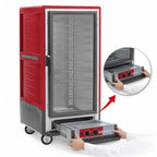 Thumbnail image #4 for Metro C5 Insulation Armour C537-HFC-U Mobile Heated Holding Cabinet, 3/4 Height, Clear Door, 14 Full-Size Pan Capacity, 120V