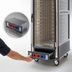 Thumbnail image #4 for Metro C5 3 Series Full Height Mobile Heated Holding & Proofing Cabinet with Gray Insulation Armour, Clear Polycarbonate Door, and Lip Load Slides