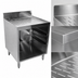 Thumbnail image #4 for CHOICE by Glastender 18-Inch x 24-Inch Drainboard Glass Rack Storage Unit, Open Front Base