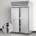 Thumbnail image #4 for True SPEC SERIES 2-Section Roll-In Refrigerator with Locking Stainless Steel Doors and Self-Contained Refrigeration