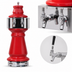Thumbnail image #4 for Glastender Vienna 2-Faucet Air-Cooled Countertop Draft Dispensing Tower with Ceramic Column and Mirror Finish