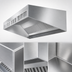 Thumbnail image #4 for SpecAir HESFA96-90 90-Inch Wall Type Short Front Compensating Make-Up Air Exhaust Hood