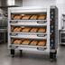 Thumbnail image #4 for BakeMax Triple Deck Electric Artisan Stone Deck Oven, 4-Pan Wide