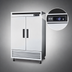 Thumbnail image #4 for Maxx Cold Two-Section Reach-In Freezer, 42.8 Cu. Ft., Bottom-Mount Self-Contained, Solid Doors