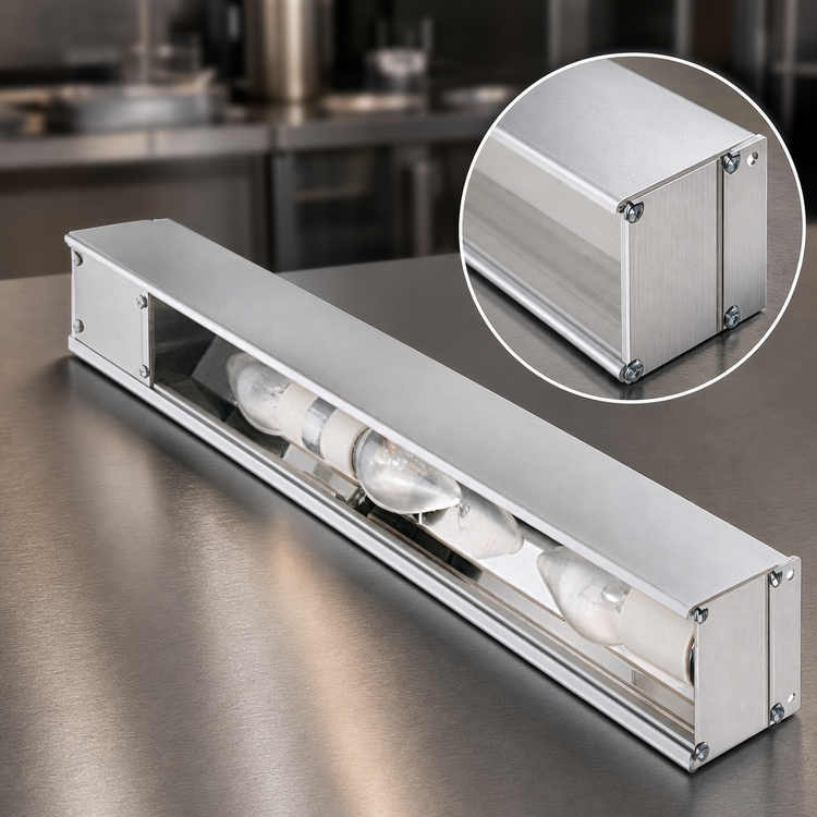 Product image #4 for Hatco Glo-Rite 72-Inch Strip-Type Food Display Light with Aluminum Housing