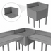 Thumbnail image #4 for Advance Tabco Right Side Corner Splash for CRD-2 Underbar Drainboard