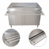 Thumbnail image #4 for BK Resources 60-Inch Stainless Steel Self-Serve Counter with Sliding Doors and Urn Trough