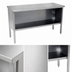 Thumbnail image #4 for John Boos Stainless Steel Open Front Enclosed Base Work Table, 48 x 24 Inch, 14-Gauge Top