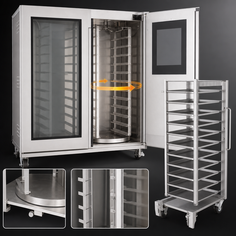 Product image #5 for Baxter OV320G Mini Rotating Rack Gas Convection Oven, 8-Pan Capacity