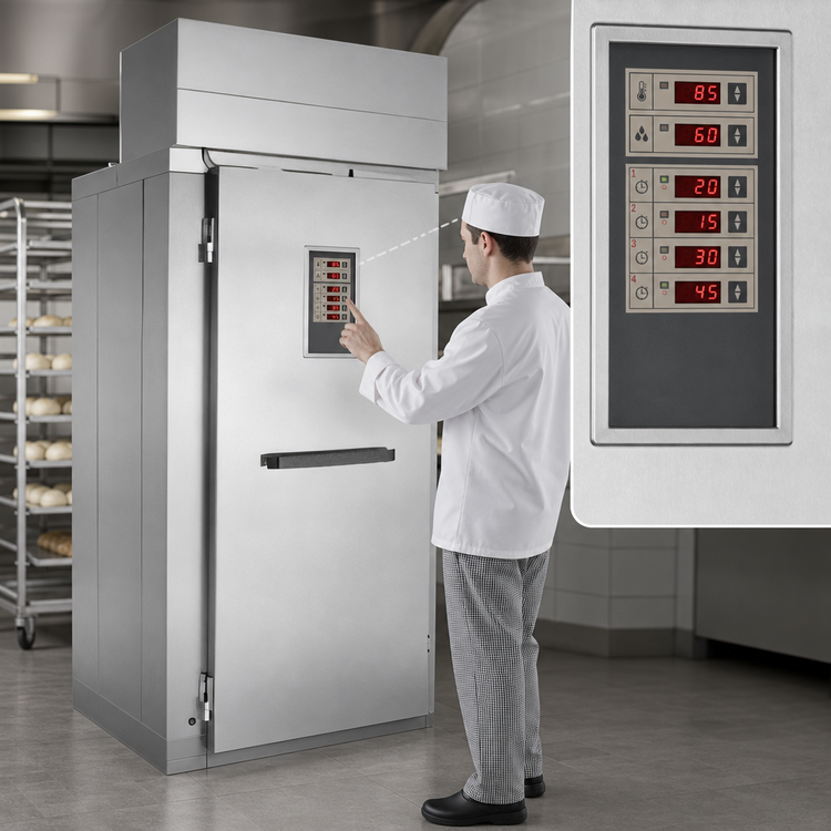 Product image #4 for Roll-In Single Wide Proofer Cabinet, 40.5-Inch Deep, Stainless Steel, Digital Controls, With Floor