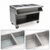 Thumbnail image #4 for Spec-Master Mobile Sealed Well Electric Hot Food Table with (2) 12