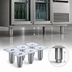 Thumbnail image #4 for Krowne 4-Inch Stainless Steel Back Bar Cooler Legs, Set of 6