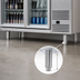 Thumbnail image #4 for Krowne 4-Inch Stainless Steel Legs for Back Bar Coolers, Set of 4
