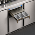 Thumbnail image #4 for Glastender Partial Condiment Drawer Insert for 12-Inch Door Opening Bar-Profile Cooler, 4-Cup Capacity