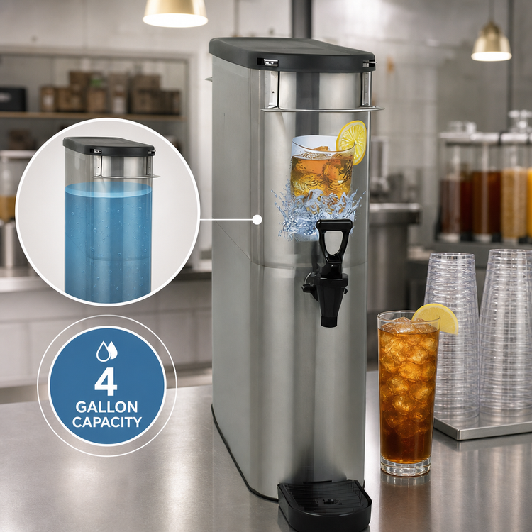 Product image #4 for BUNN Narrow 4-Gallon Iced Beverage Dispenser Tower