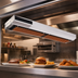 Thumbnail image #4 for Hatco Glo-Ray Infrablack Lighted Single Strip Heater, 54 Inch Wide, Aluminum