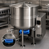 Thumbnail image #4 for Cleveland Range KGL-80 80-Gallon Gas-Fired Stationary 2/3 Steam-Jacketed Kettle
