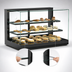 Thumbnail image #4 for Structural Concepts Reveal® Full-Service Non-Refrigerated Countertop Pastry Display Case with 2 Adjustable Glass Shelves