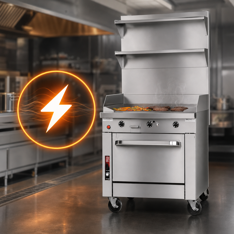 Product image #4 for Southbend Platinum 24-Inch Electric Modular Heavy Duty Range with Single 24 x 24 Griddle