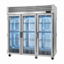 Thumbnail image #4 for Turbo Air PRO Series Pass-Thru Three-Section Heated Holding Cabinet with 6 Glass Doors, 78.1 Cu. Ft.