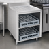 Thumbnail image #4 for Krowne Silver Series 24-Inch Wide Stainless Steel Glass Rack Storage Cabinet with 2-Level Storage and Drainboard Top
