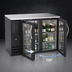 Thumbnail image #4 for Beverage-Air 48-Inch Two-Section Glass Door Back Bar Refrigerator with Stainless Steel Top