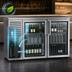 Thumbnail image #4 for Krowne Royal Series 60-Inch Two-Section Self-Contained Pass-Thru Refrigerated Back Bar Cabinet with 4 Hinged Doors
