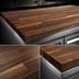 Thumbnail image #4 for Boos Block 60 x 27 Inch Blended Rails Edge Grain Walnut Kitchen Countertop, 1-1/2 Inch Thick, Oil Finish