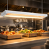 Thumbnail image #4 for Nemco 72-Inch Single Lighted Remote-Controlled Infrared Strip Heater, 240V