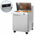 Thumbnail image #5 for Turbo Air PRO Series Mega Top Sandwich/Salad Prep Table, 1 Section, 12-Pan, 1 Solid Door, Rear-Mount Self-Contained Refrigeration