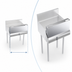 Thumbnail image #4 for Krowne Royal Series Single 34-Inch Stainless Steel Speed Rail Locking Cover