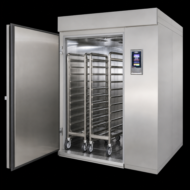 Product image #4 for HURRiCHiLL Modular Roll-In Blast Chiller/Shock Freezer, Remote Refrigeration, 3-Trolley Capacity