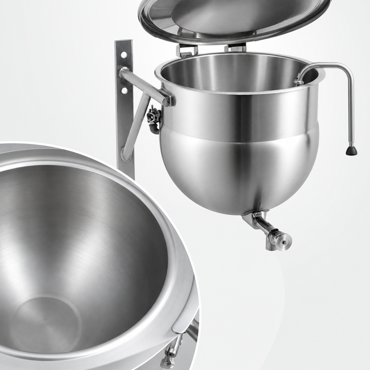 Product image #4 for Legion LTWT-20 20-Gallon 2/3 Jacketed Wall-Mounted Direct Steam Kettle