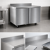 Thumbnail image #4 for Delfield ST4548NP Two-Section 48-Inch Worktop Freezer with 2 Doors and 4-Inch Backsplash