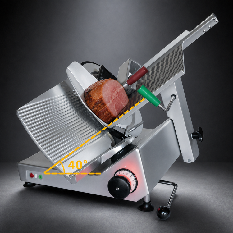 Product image #4 for Bizerba Manual Heavy Duty Illuminated Safety Slicer with 13-Inch Blade, 220V