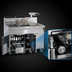 Thumbnail image #4 for Imperial IFSCB175C Gas Floor Fryer/Filter System with Drain Station, 75 lb. Capacity, Computer Controls