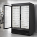 Thumbnail image #4 for True General Foodservice Two-Section Indoor Ice Merchandiser with Glass Doors, 117 Bag Capacity